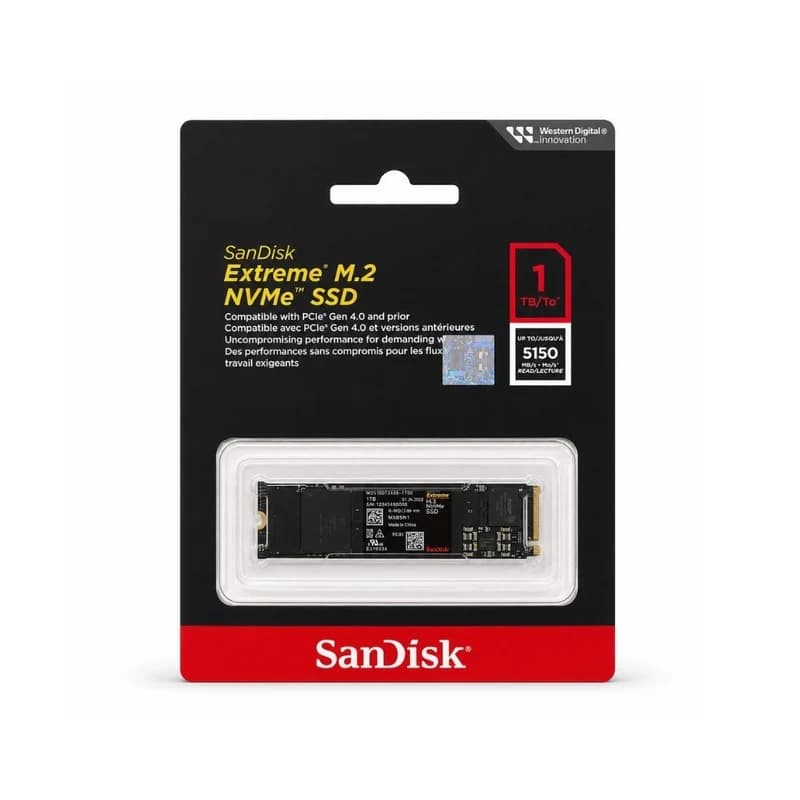 SSD SanDisk Extreme 1TB NVMe - M.2 2280 PCIe Gen 4