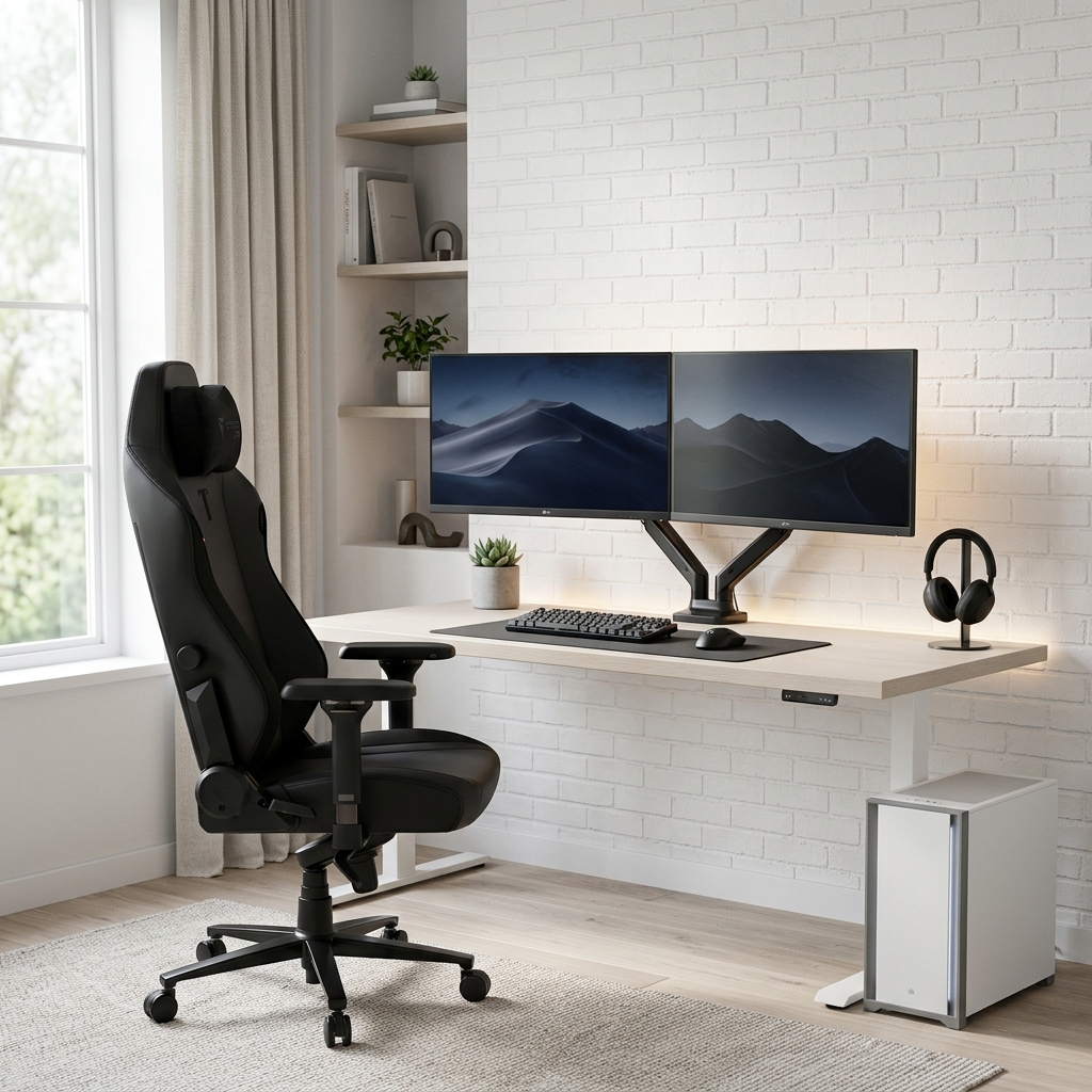 CHAISE GAMER & BUREAU